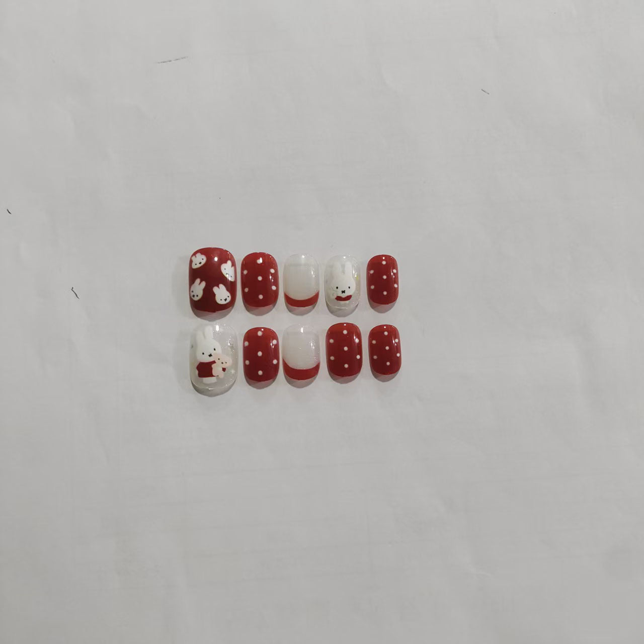 Thematic Character Press-On Nail Art Brehn