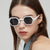 Damen hexagonale Sonnenbrille im modernen Design mit schützenden Gläsern Brehn