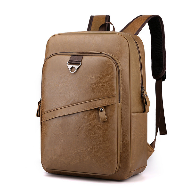 Professioneller Leder-Laptop-Rucksack