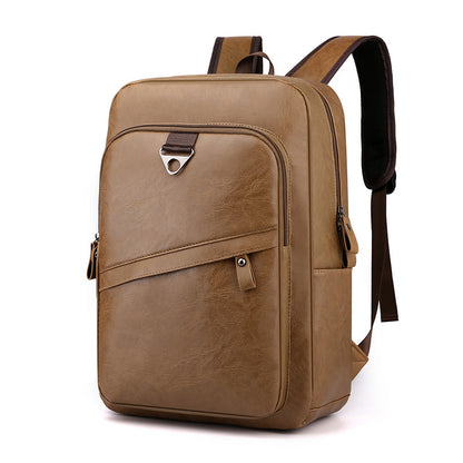 Professioneller Leder-Laptop-Rucksack