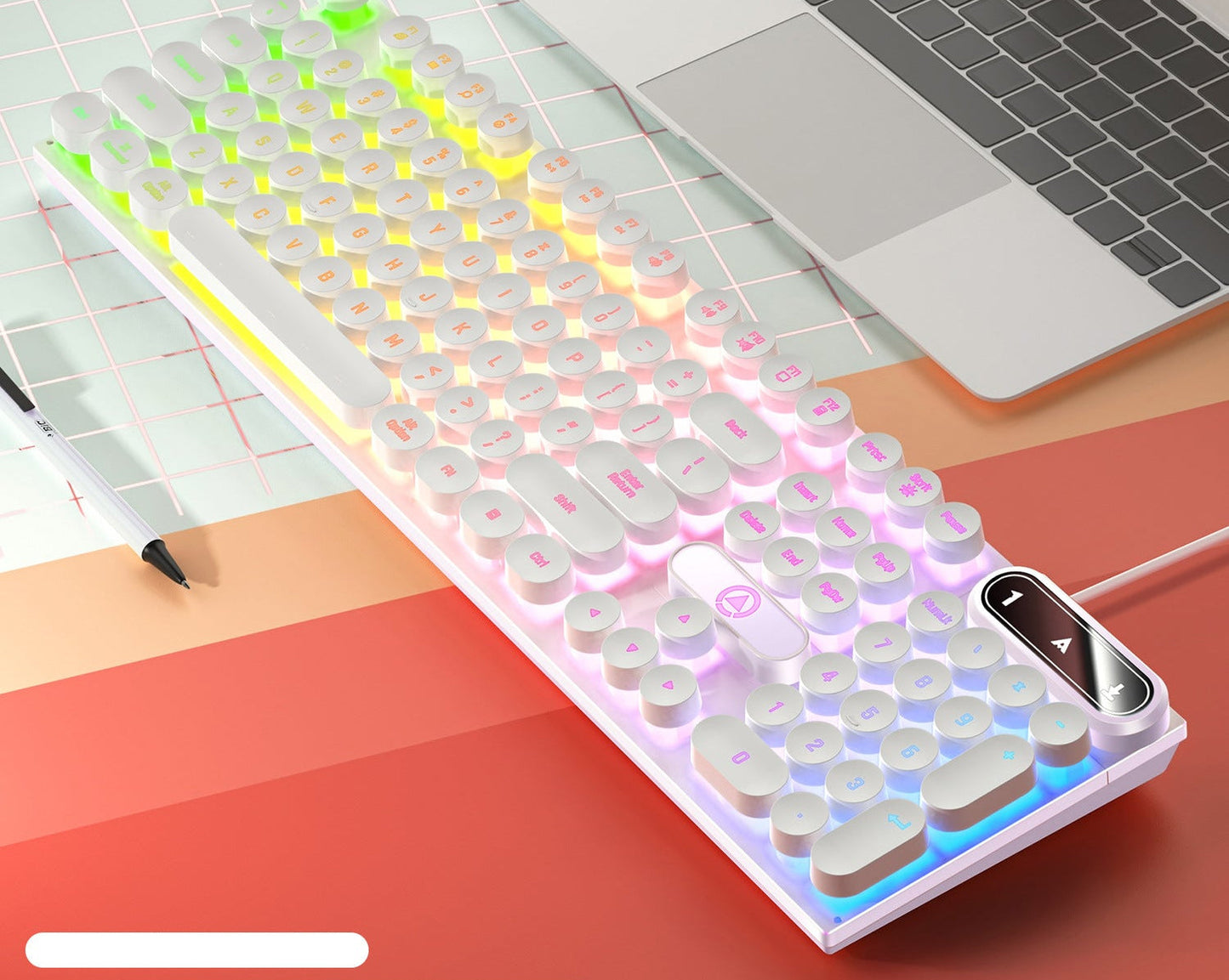 Retro Mechanische Tastatur Brehn