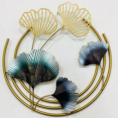 Elegante Botanische Metall Wandkunst Brehn