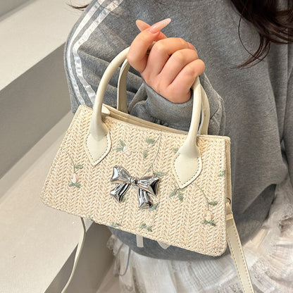 Elegante bestickte Mini-Handtasche