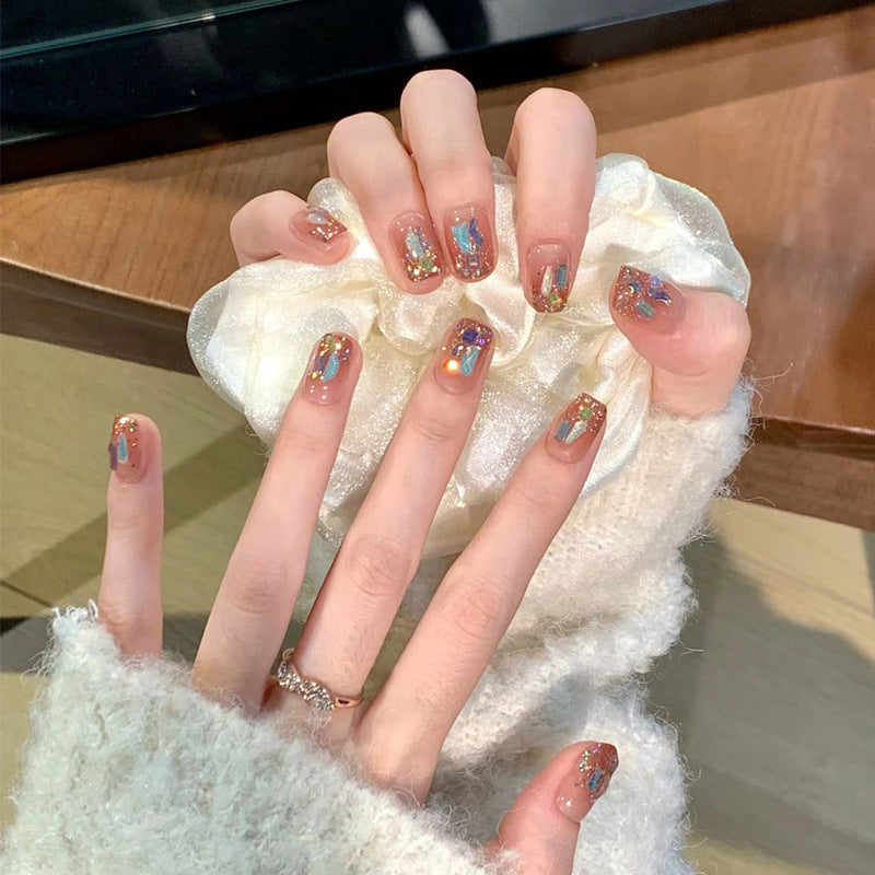 Dekoratives Press-On Nagelkunst-Set Brehn