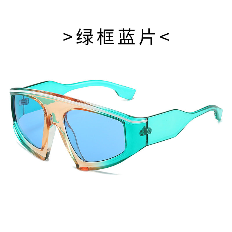 Damen Sportliche Sonnenbrille mit stylischem Rahmen und großen Linsen Brehn