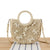 Korbtasche mit Floralem Designs Brehn