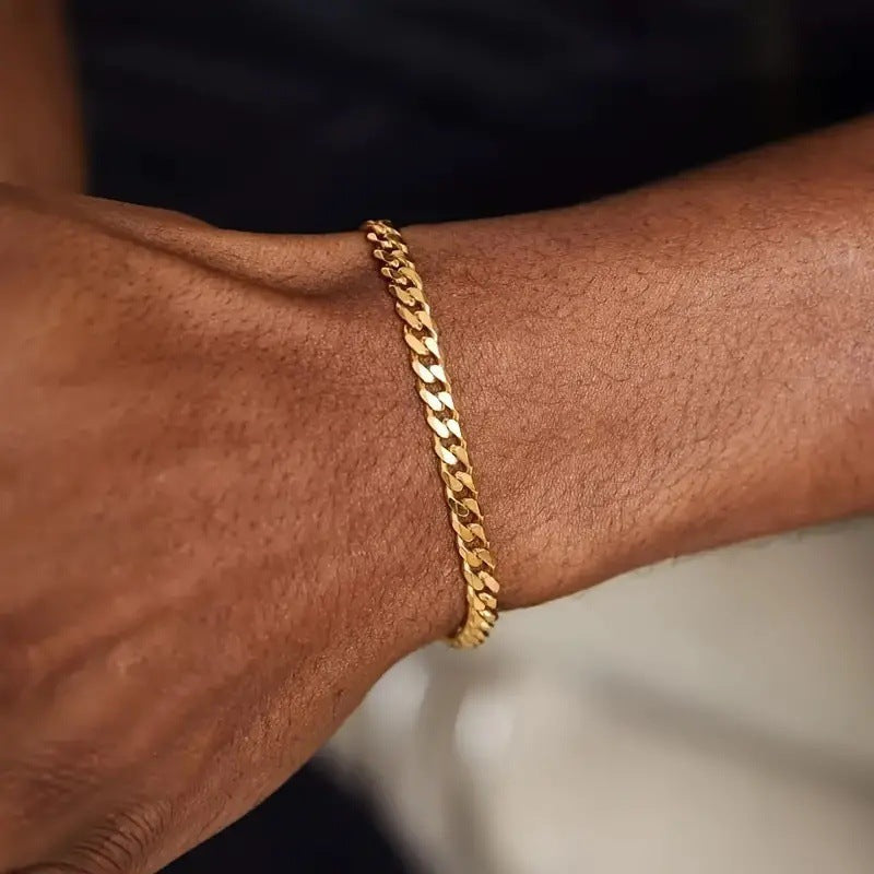Schichtige Texturierte Kettenarmband Brehn