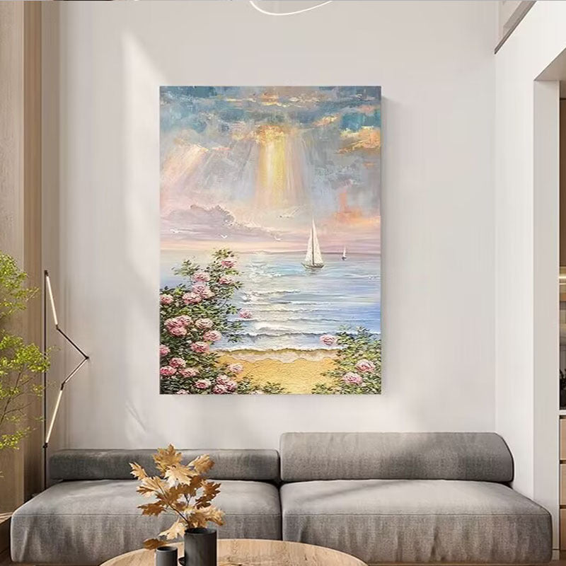 Szenische Seelandschaft Leinwand Wandkunst
