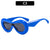 Übergroße Retro-inspirierte Mode-Sonnenbrille