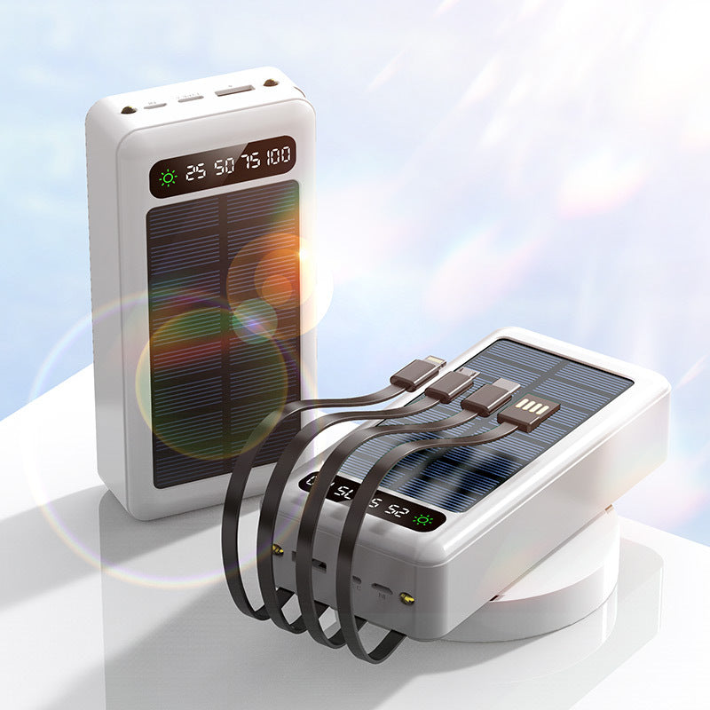 Solar-Powerbank mit Mehrfacher Schnellladefunktion Brehn