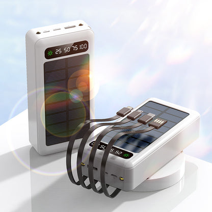 Solar-Powerbank mit Mehrfacher Schnellladefunktion Brehn