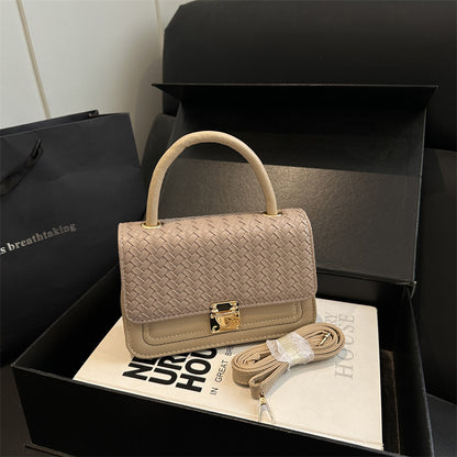 Gewebte Leder Handtasche