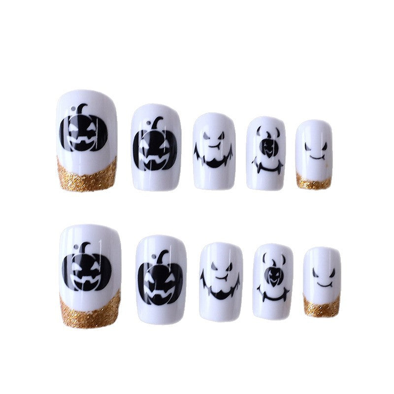 Halloween-Themen Dekorative Nagelverzierungen Brehn