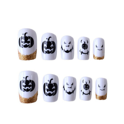 Halloween-Themen Dekorative Nagelverzierungen Brehn