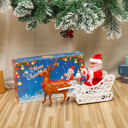 Lustige Weihnachtsmann Deko Figur Brehn