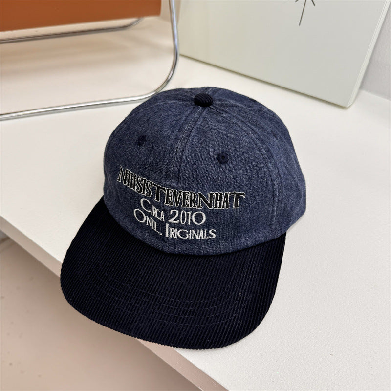 Männer Vintage-inspirierte bestickte Baseballmütze Brehn
