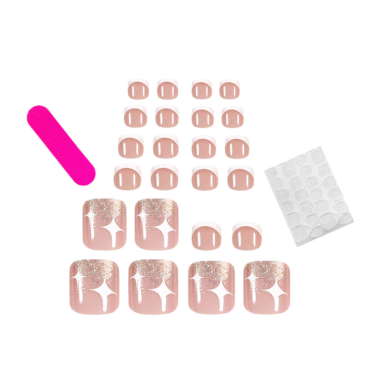 Kreatives Fußnageldesign Brehn