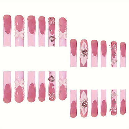 Dekorativer Press-On Nagelset Brehn