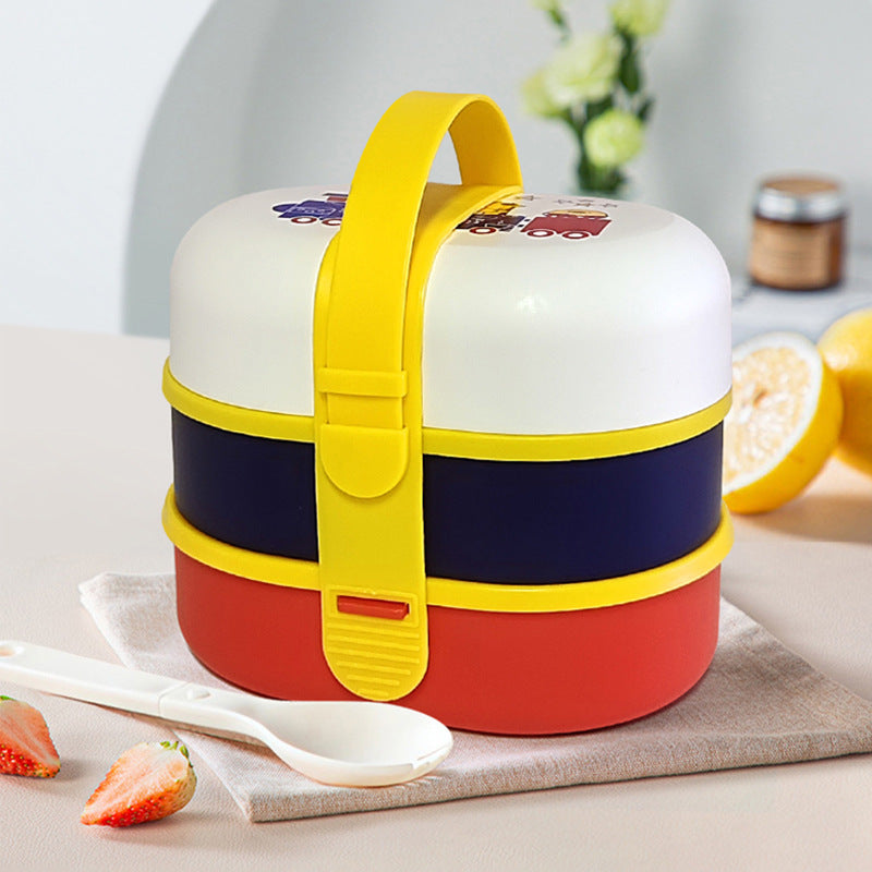 Spaß-Themen Doppel-Schicht Lunchbox