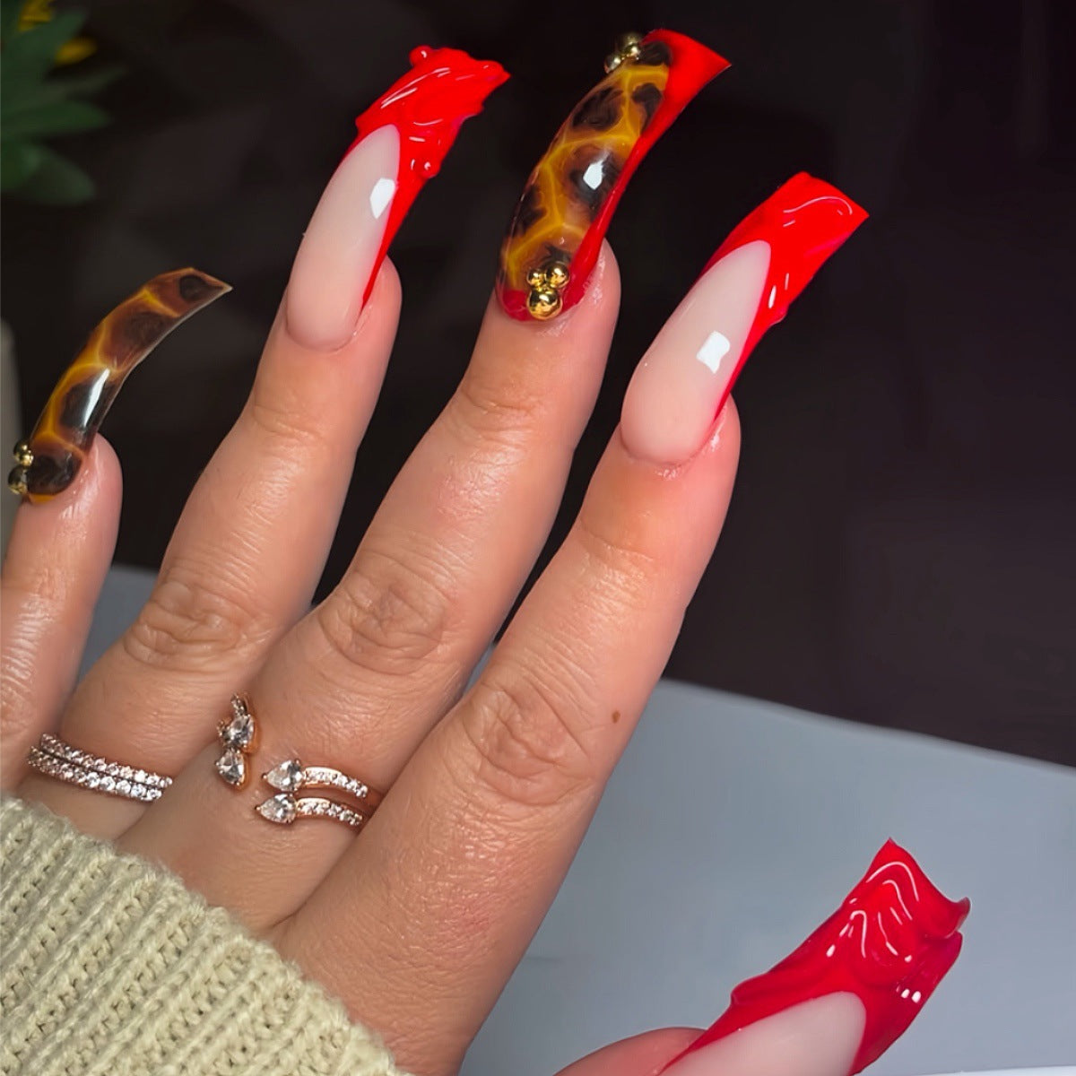 Luxe Künstliche Acryl-Nagelverlängerungen Brehn
