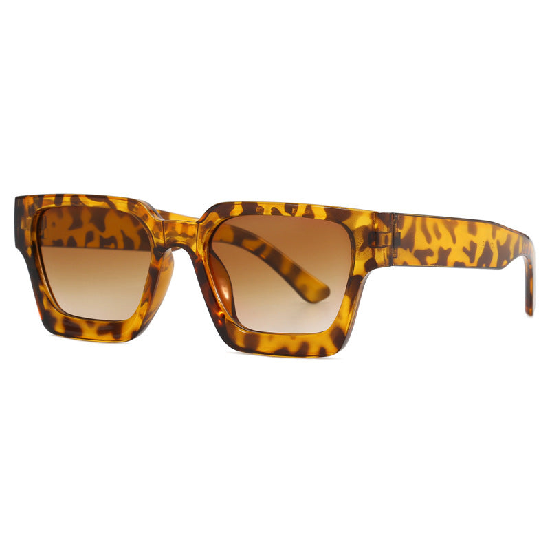 Damen Modische Oversized-Sonnenbrille mit quadratischem Rahmen Brehn