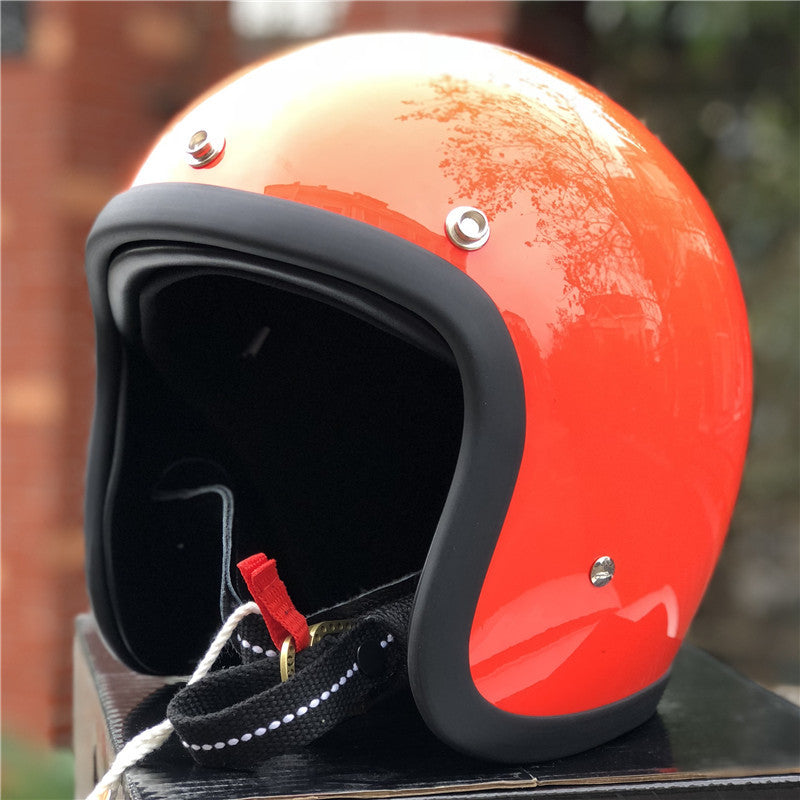 Klassischer Cruiser Motorradhjelm Brehn