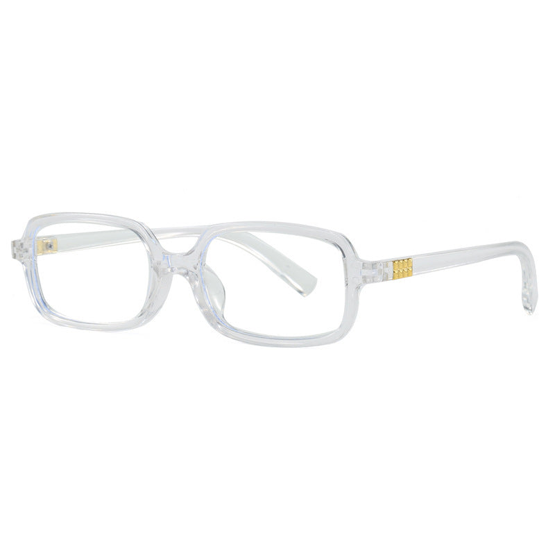 Damen modische quadratische Brille mit elegantem Kunststoffrahmen und goldenen Akzenten Brehn