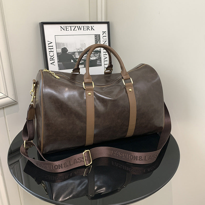 Premium Leder Reise Duffle Bag Brehn