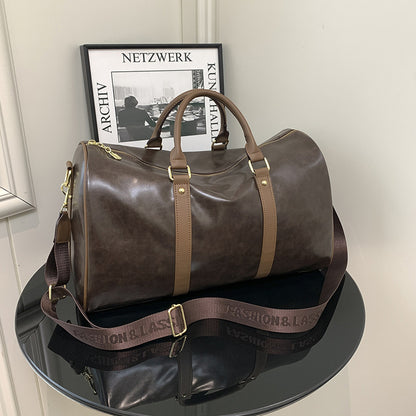 Premium Leder Reise Duffle Bag Brehn