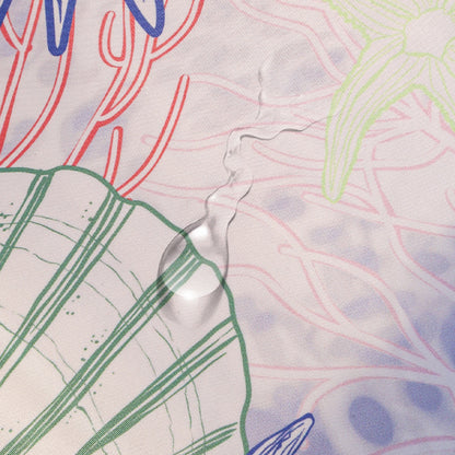 Quadratischer Dekorativer Kissenbezug mit maritimem Seestern‑Print aus pflegeleichtem Polyester Brehn