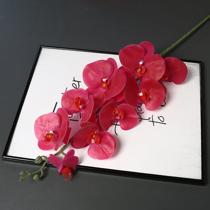Faux-Orchideenblütenstiel für die Heimdekoration