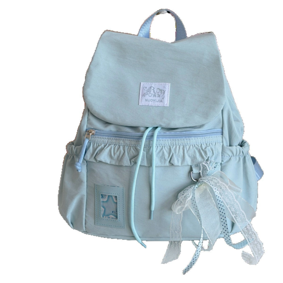 Stylischer Rüschendesign Schulrucksack Brehn