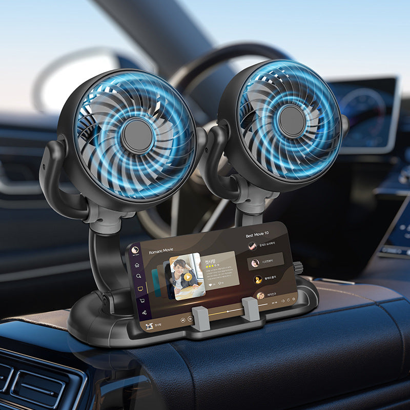 Unisex Doppel-Halterung Tischventilator Brehn