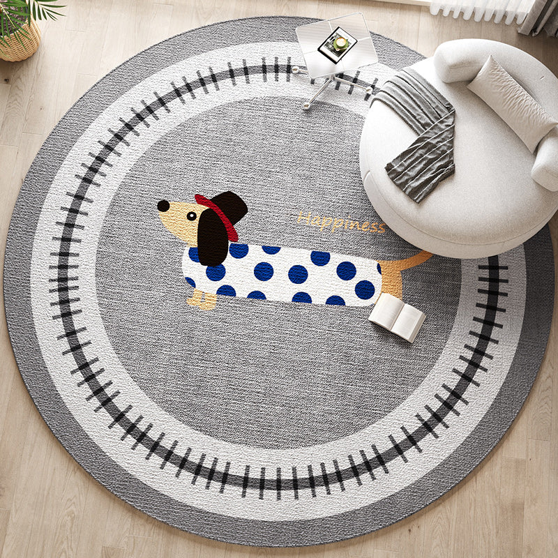 Dekorativer hundethemed Bereichsteppich für die Wohnkultur