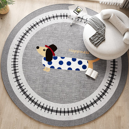 Dekorativer hundethemed Bereichsteppich für die Wohnkultur
