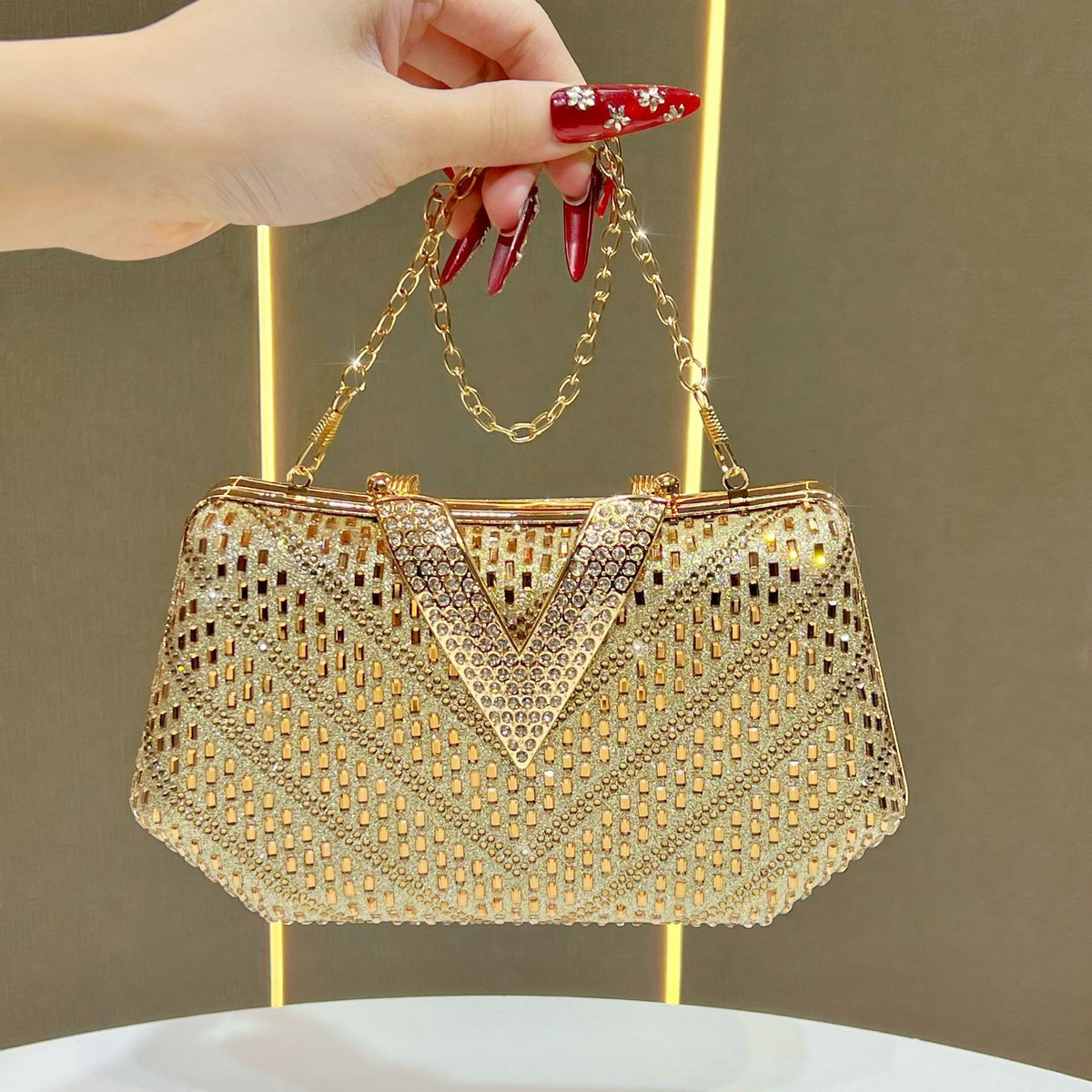 Glamouröse Abend-Clutch