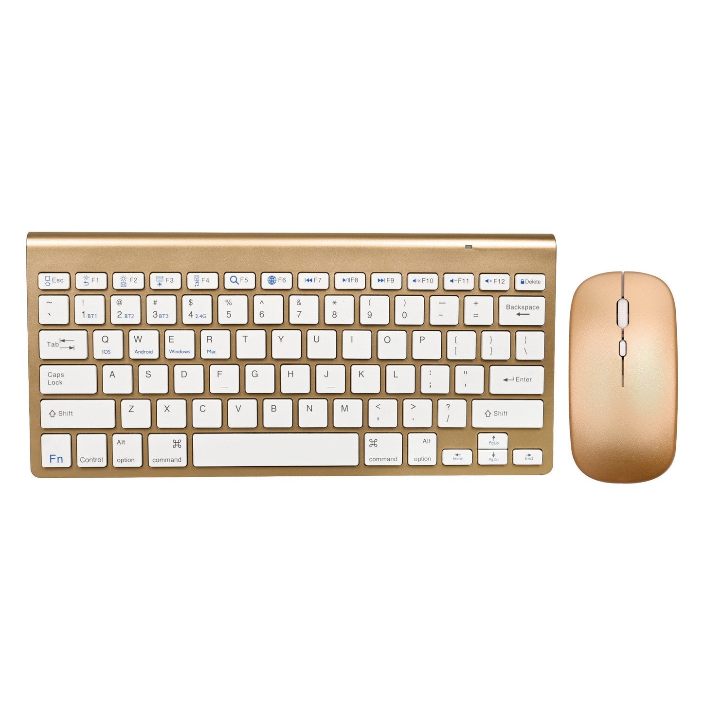 Wireless Compact Keyboard and Mouse Set Brehn