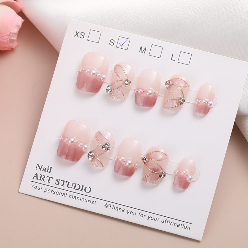 Dekoratives Press-On Nagelset Brehn