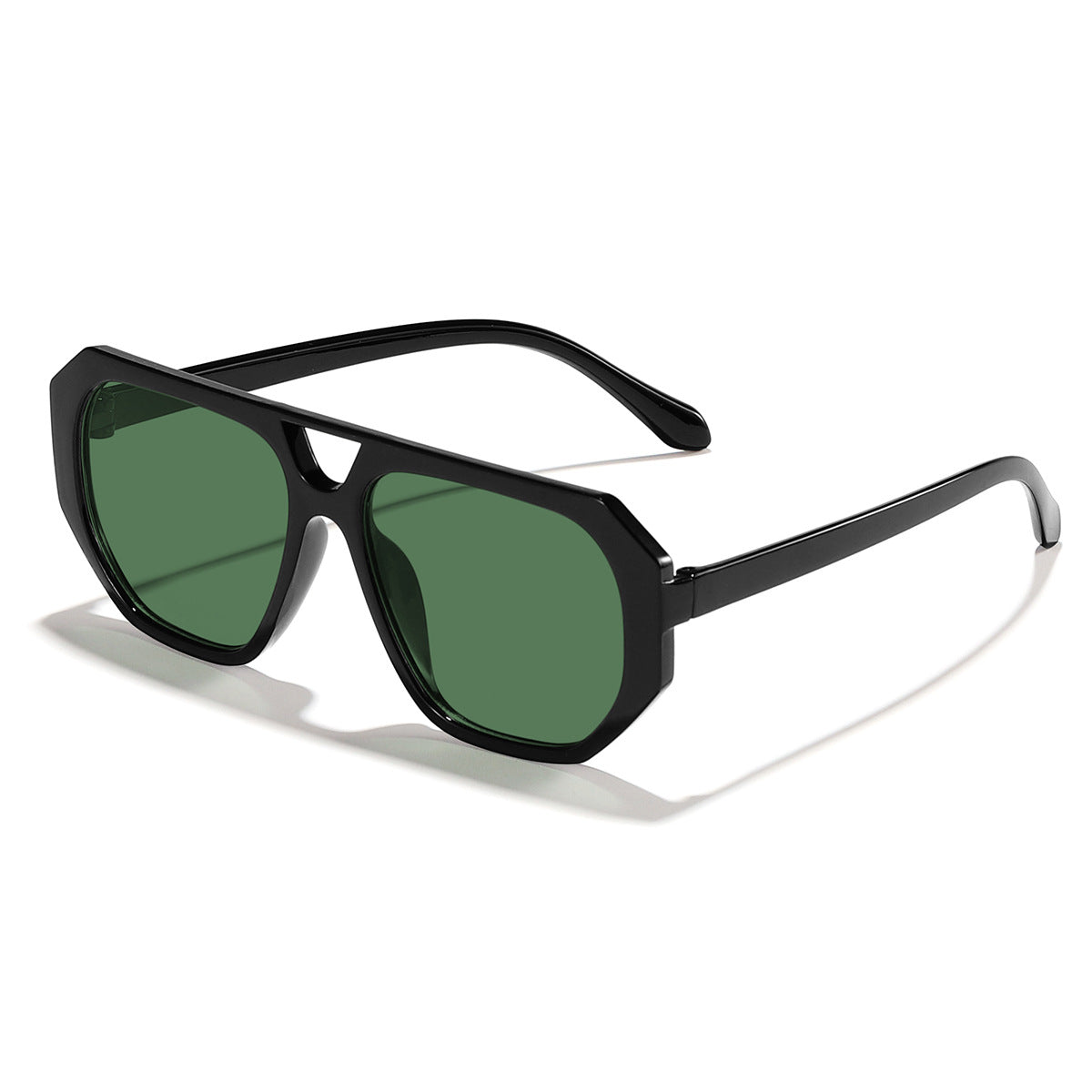 Damen moderne Sonnenbrille im auffälligen Oktagon-Design Brehn