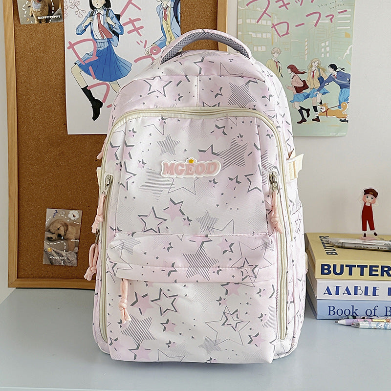 Sternenbedruckter Multifunktionsrucksack Brehn