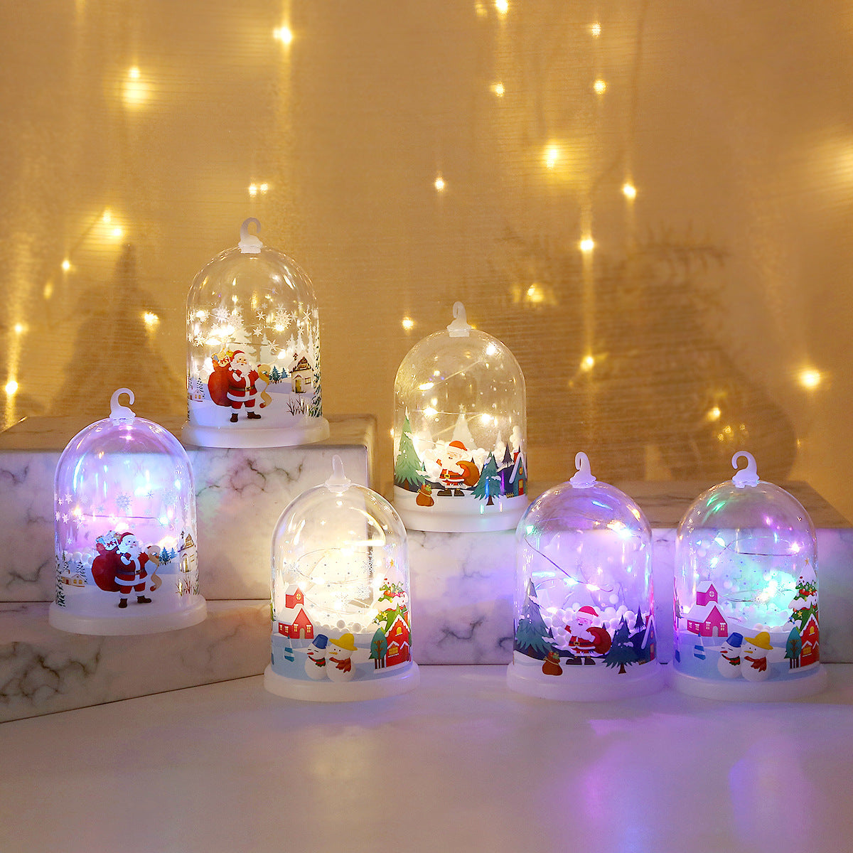 LED Weihnachtsbeleuchtung Glaskuppel