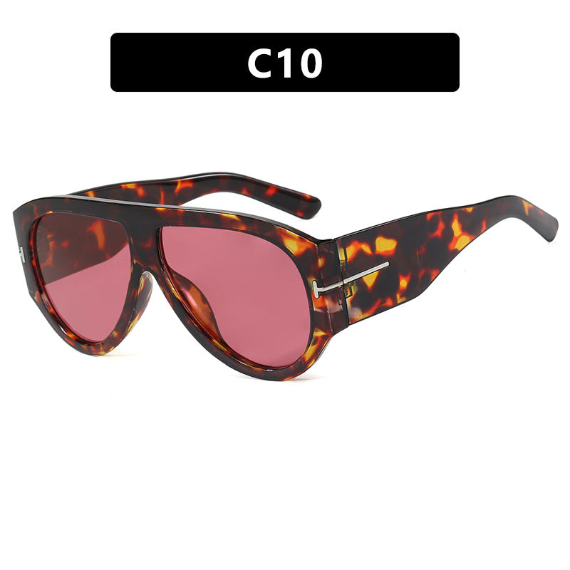 Damen modische oversized Sonnenbrille im Retro-Stil Brehn