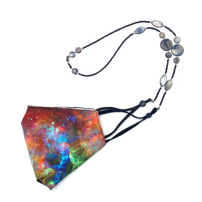 Artisan Shell Perlen Brillen Kette Brehn