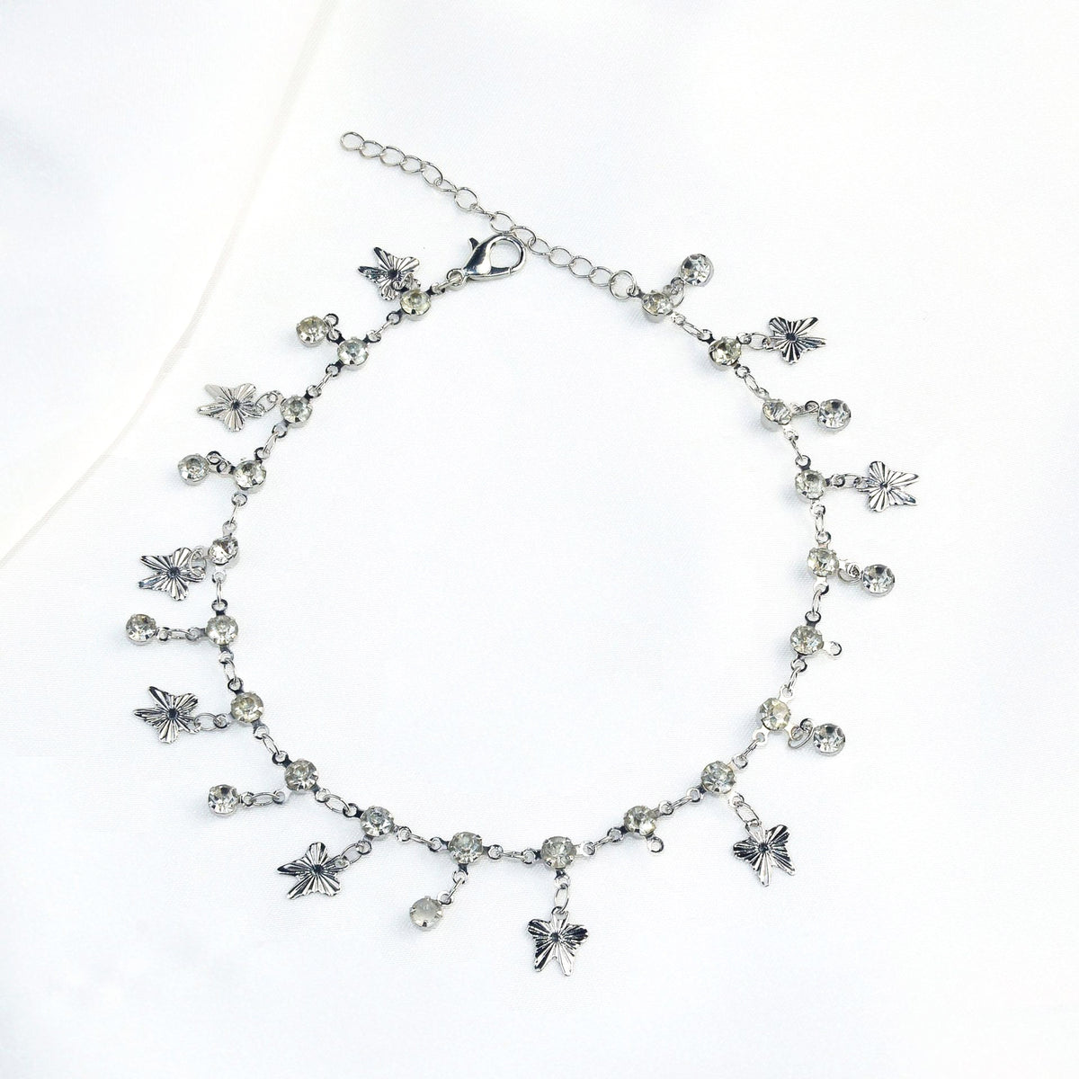 Elegante Kristallkette Fußkette Brehn