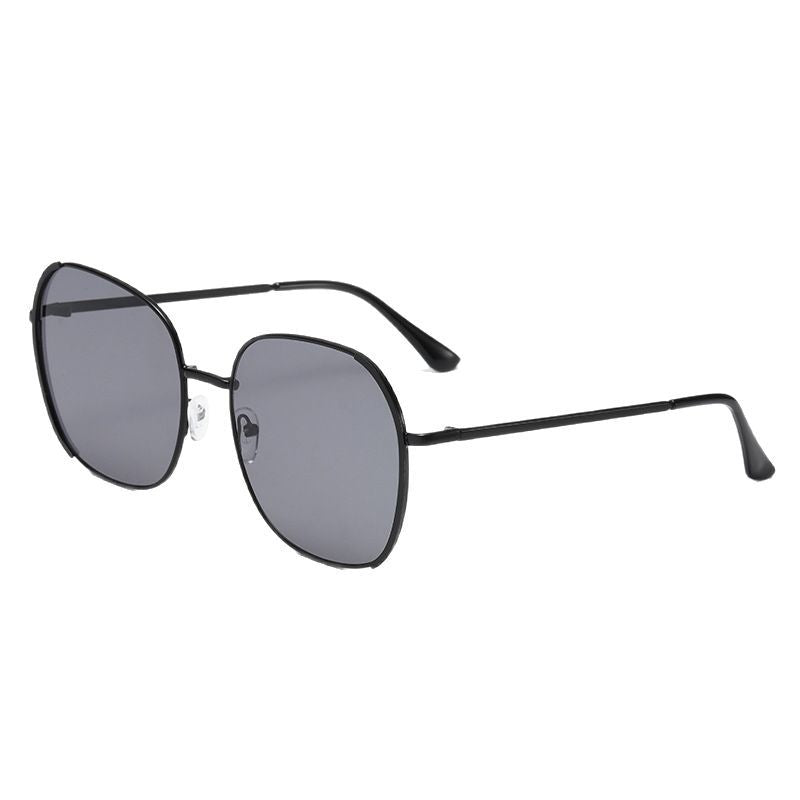 Damen oversized Sonnenbrille mit schützendem UV-Schutz und elegantem Metallrahmen Brehn