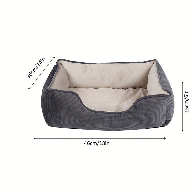 Luxuriöses Plüsch-Hundesofa mit Polsterung