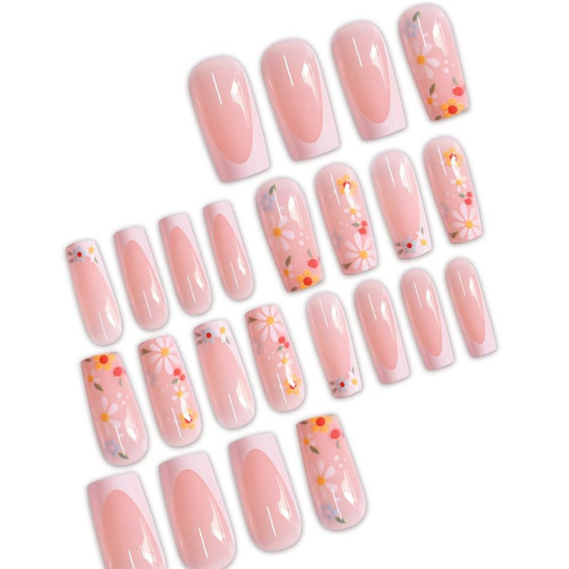 Florale Acryl-Nagelkunst Brehn