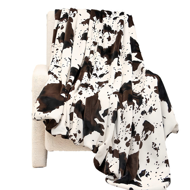 Weiches Gewebe Zebra Muster Fleece-Decke
