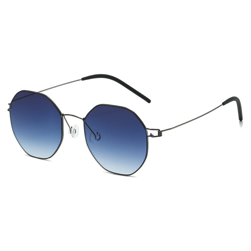 Damen moderne geometrische Sonnenbrille Brehn