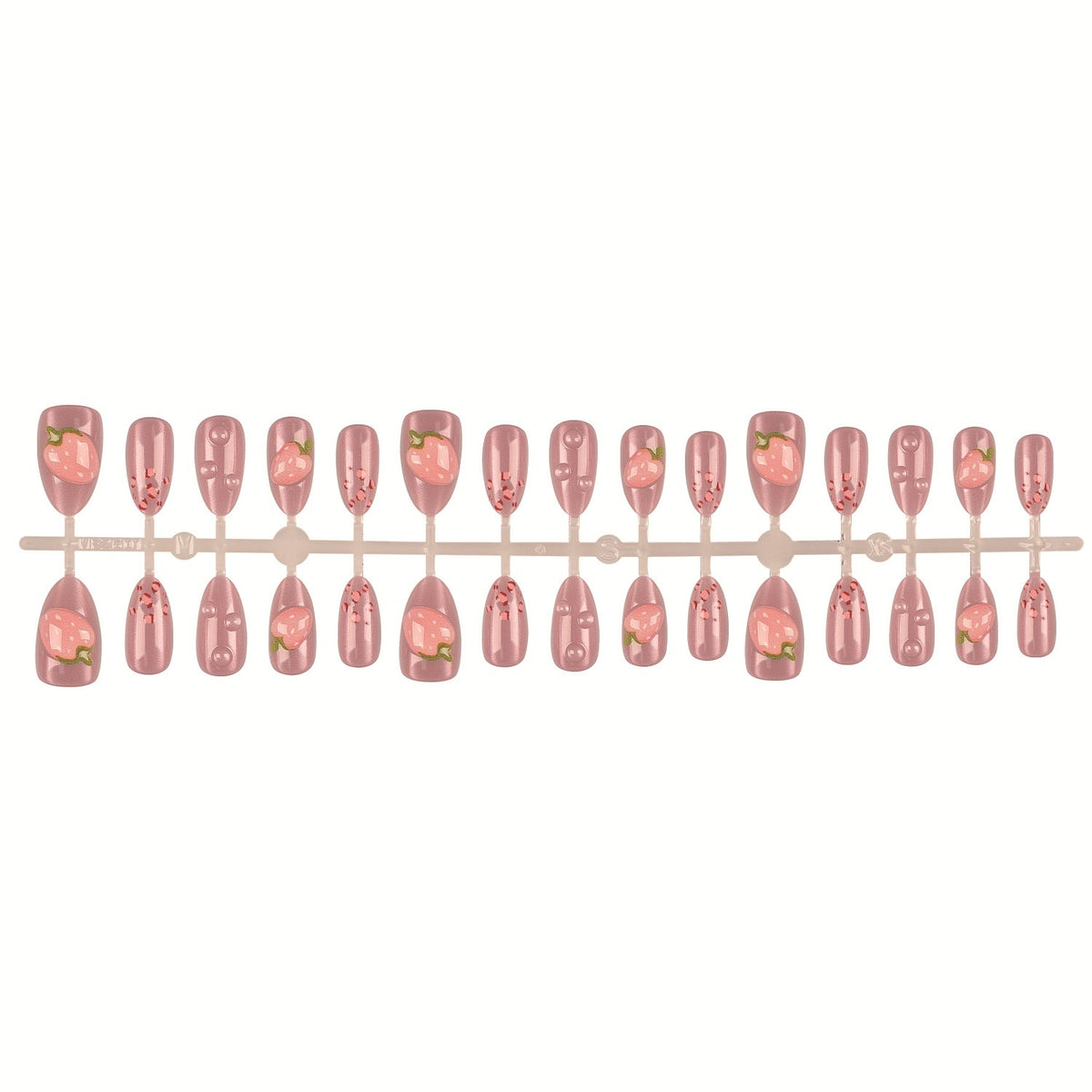 Blumeninspiriertes Press-On Nagelset
